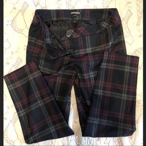Columnist Express plaid pants